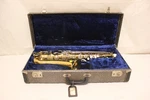 Vintage Buescher Aristocrat Alto Saxophone In Hard Case With Mouthpiece C4. Fixed Price $224.99.