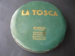 Antique Tin Box. La Tosca. Confectionery Chocolate Shop. Toulouse (france). Fixed Price $17.57.