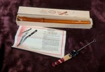 Vintage Johannes Adler Recorder Pearwood German Fingering Original Box. Fixed Price $30.00.