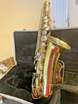 Authentic Bundy Selmer Beginner Alto Saxophone W/ Neck, Mouthpiece, Case. Fixed Price $200.00.