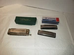 Chromatic Koch-harmonica 980/40 And Two Hohner Blues Band 1501 Lot. Fixed Price $30.00.