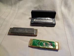 Three Harmonicas Sousa Band, Star, Music Master. Fixed Price $15.00.