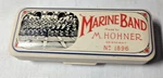 M. Hohner Marine Band Harmonica No. 1896 W/box - Key Of C. Fixed Price $34.00.