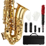 Ktaxon Professional Band Eb Alto Sax Saxophone Paint Gold W/ Case & Accessories. Fixed Price $193.99.