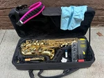 Jean Baptiste Alto Saxophone Model Jb290al W/ Mouthpiece, Case, Strap, Cushion. Fixed Price $449.99.