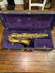 Vintage 1924 Buescher True Tone Alto Saxophone Low Pitch Original Case Elkhart. Fixed Price $305.00.