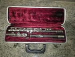 Vintage 1960s Bundy Flute Selmer Co. Silver Plated W/ Hard Case Usa Made. Fixed Price $49.99.