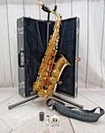 Cannonball Alcazar Alto Saxophone Aw187237 Gold Lacquer W/ Case. Fixed Price $749.99.