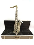 Vintage Bundy Ii By Selmer Tenor Saxophone Silver Plated. Fixed Price $350.00.