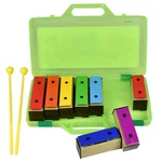 Ennbom Xylophone Glockenspiel 8 Notes Chromatic Resonator Bells With Green Case. Fixed Price $45.35.