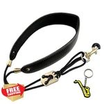 Saxophone Neck Strap Padded Leather, Alto Tenor Baritone Soprano, Adult/kid. Fixed Price $20.00.