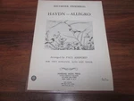 Hargail Recorder Ensembles Haydn-allegro By Paul Ashford Music For Recorders. Fixed Price $6.00.