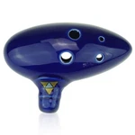 6 Hole Ocarina, Legend Of Zelda Ocarina Time Replica Blue, Gift Idea. Fixed Price $14.57.