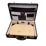 Genuine Top Grain Leather Brief Case 13" X 18" Change Prestolock Locks. Fixed Price $65.00.